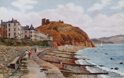 Marine Terrace en Kasteel, Criccieth door Alfred Robert Quinton